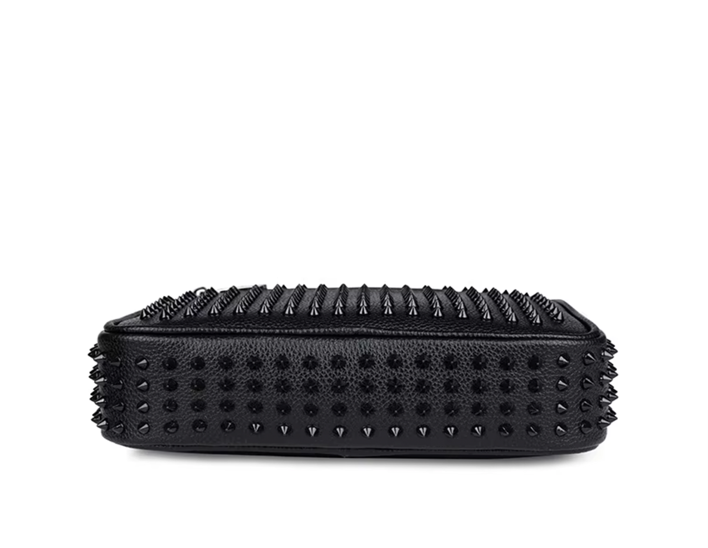 96850, Axle & Co - Unisex Crossbody Shoulder Bag With Spikes