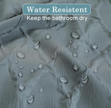 982756, Paloma Bath, Breeze- Microfiber Shower Curtain (70x72)- Grey