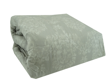 BCSQ49775, Calm Harbor - 10Pc Queen Comforter Set - Pale Grey