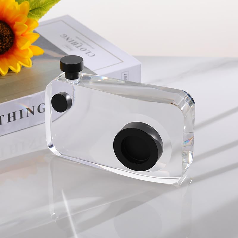 BY156BS, Home Decor Clear Acrylic Camera