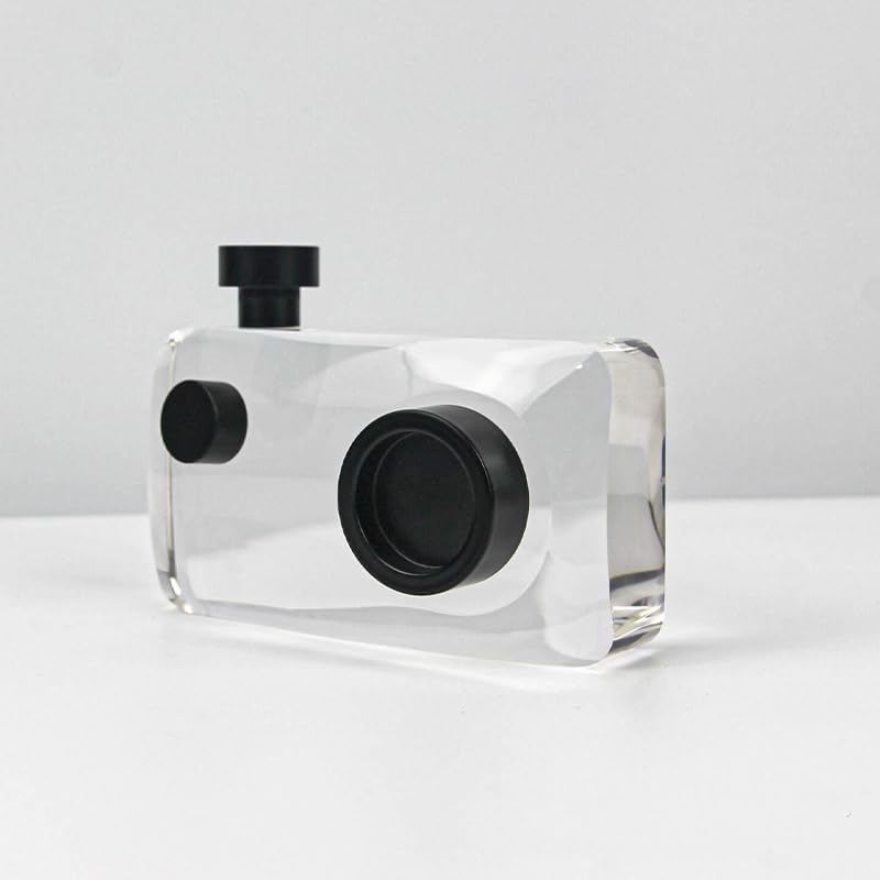BY156BS, Home Decor Clear Acrylic Camera