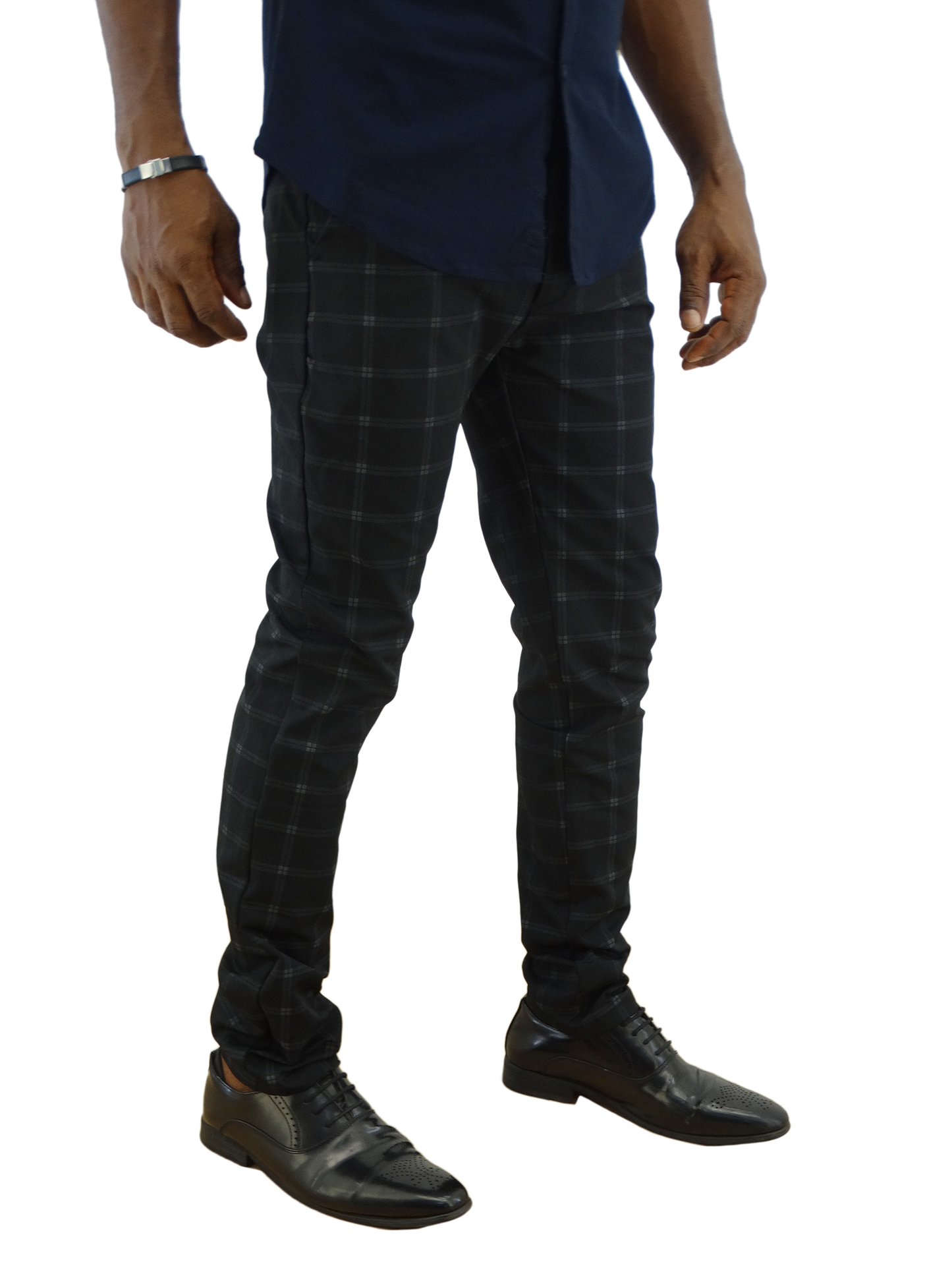 CM3994, Men's British Premium Plaid Dress Pants (30-42)