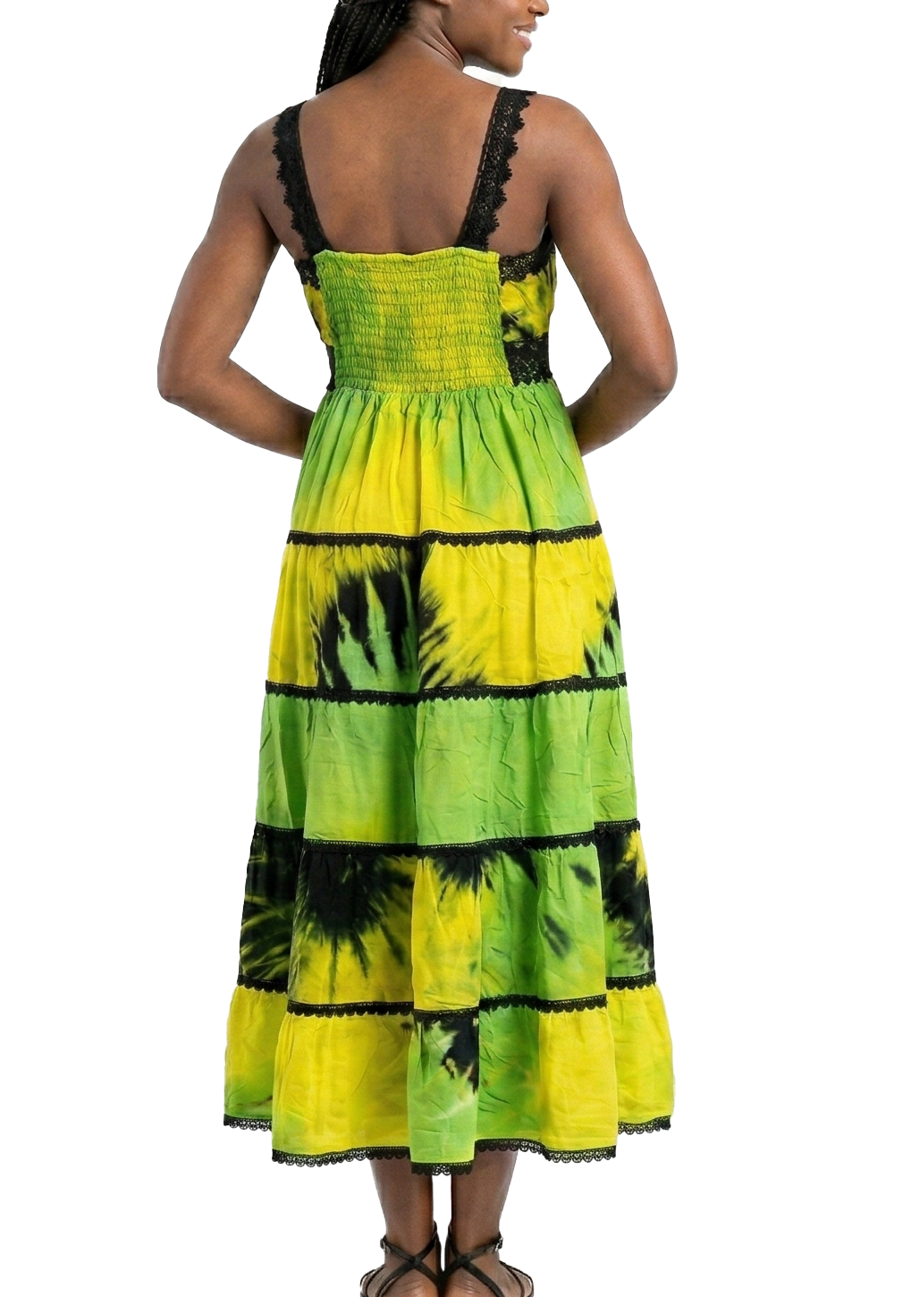 DS-2101, Ladies  Long Rayon Dress One Size