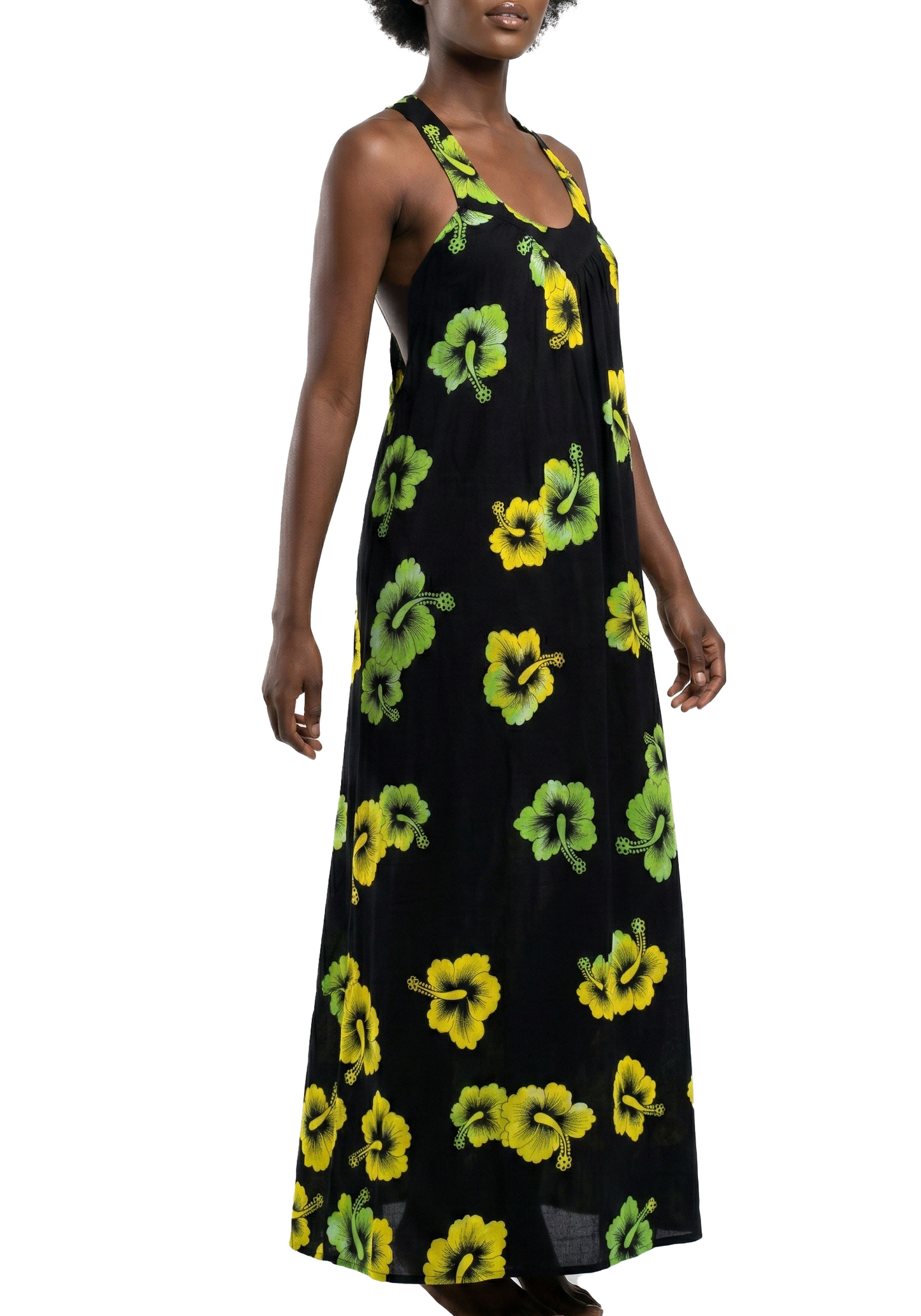 DS-2101, Ladies  Long Rayon Dress One Size