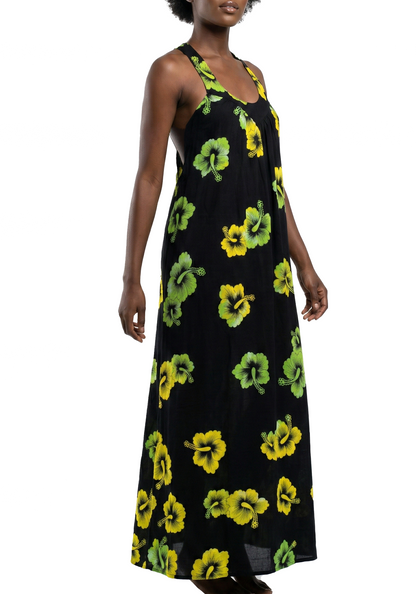 DS-2101, Ladies  Long Rayon Dress One Size