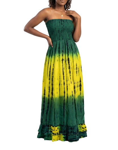 DS-2101, Ladies  Long Rayon Dress One Size