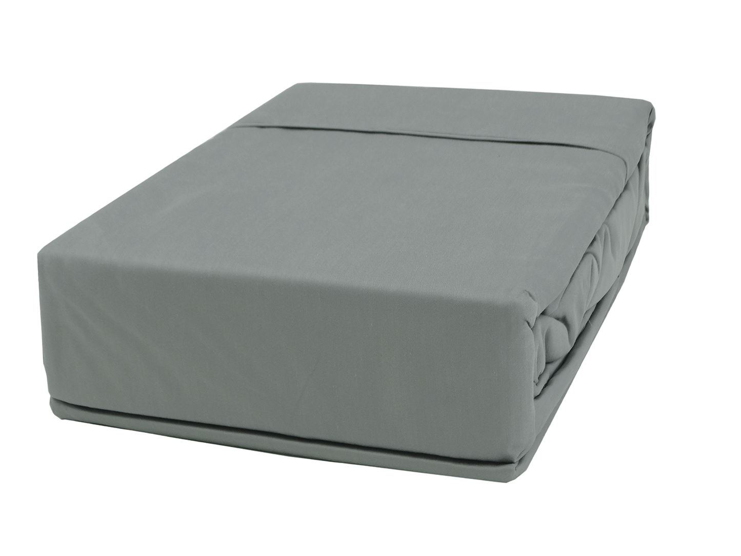 ESK45967, Caspian Living - 4Pc Solid Sheet Set (King) Grey