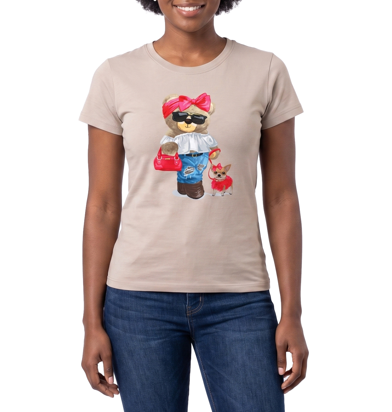 FM3077, Follow Me Ladies S/Sleeve T-Shirt