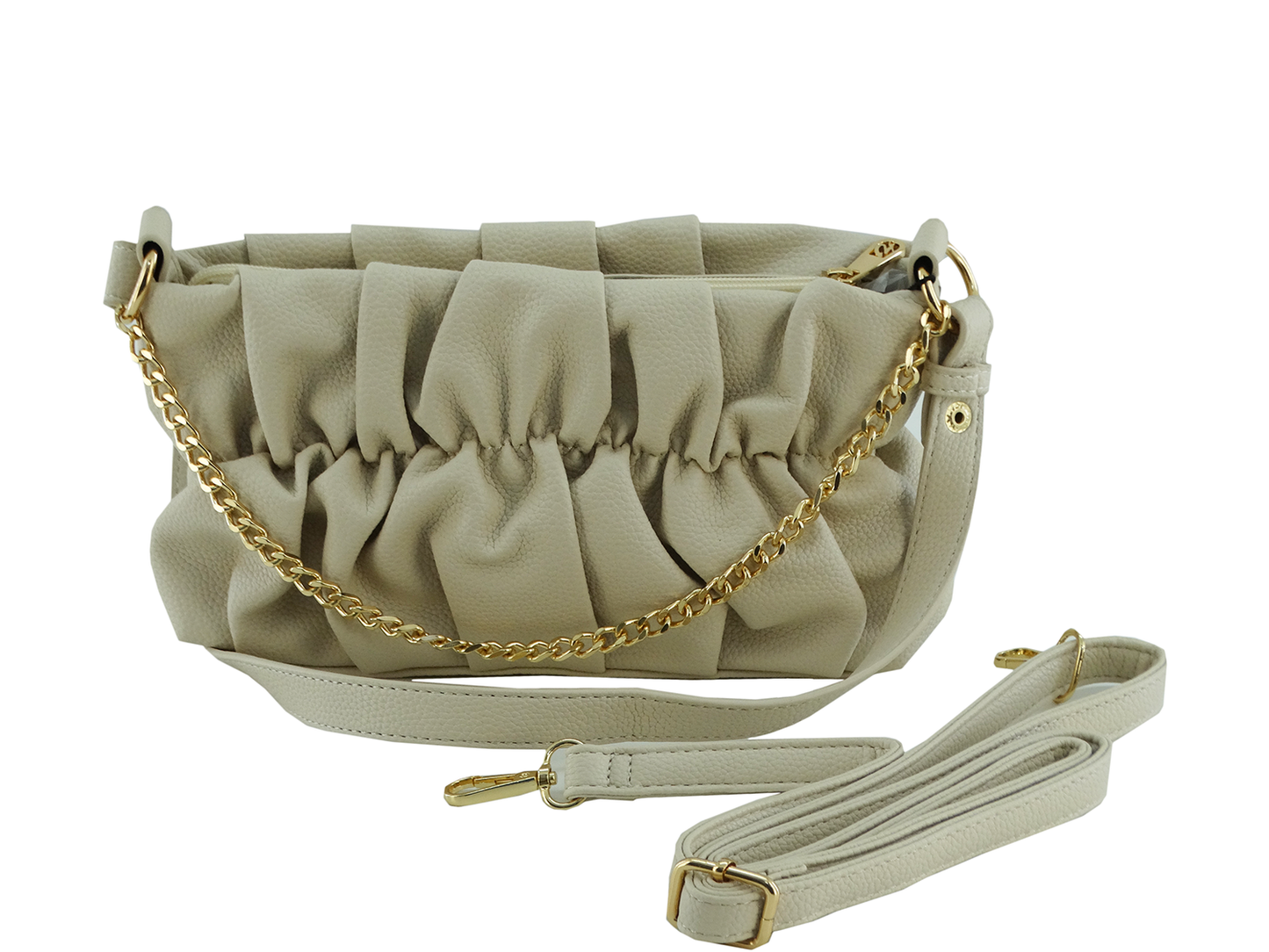 GU1625BG, Gusto - Women's Handbag - Beige