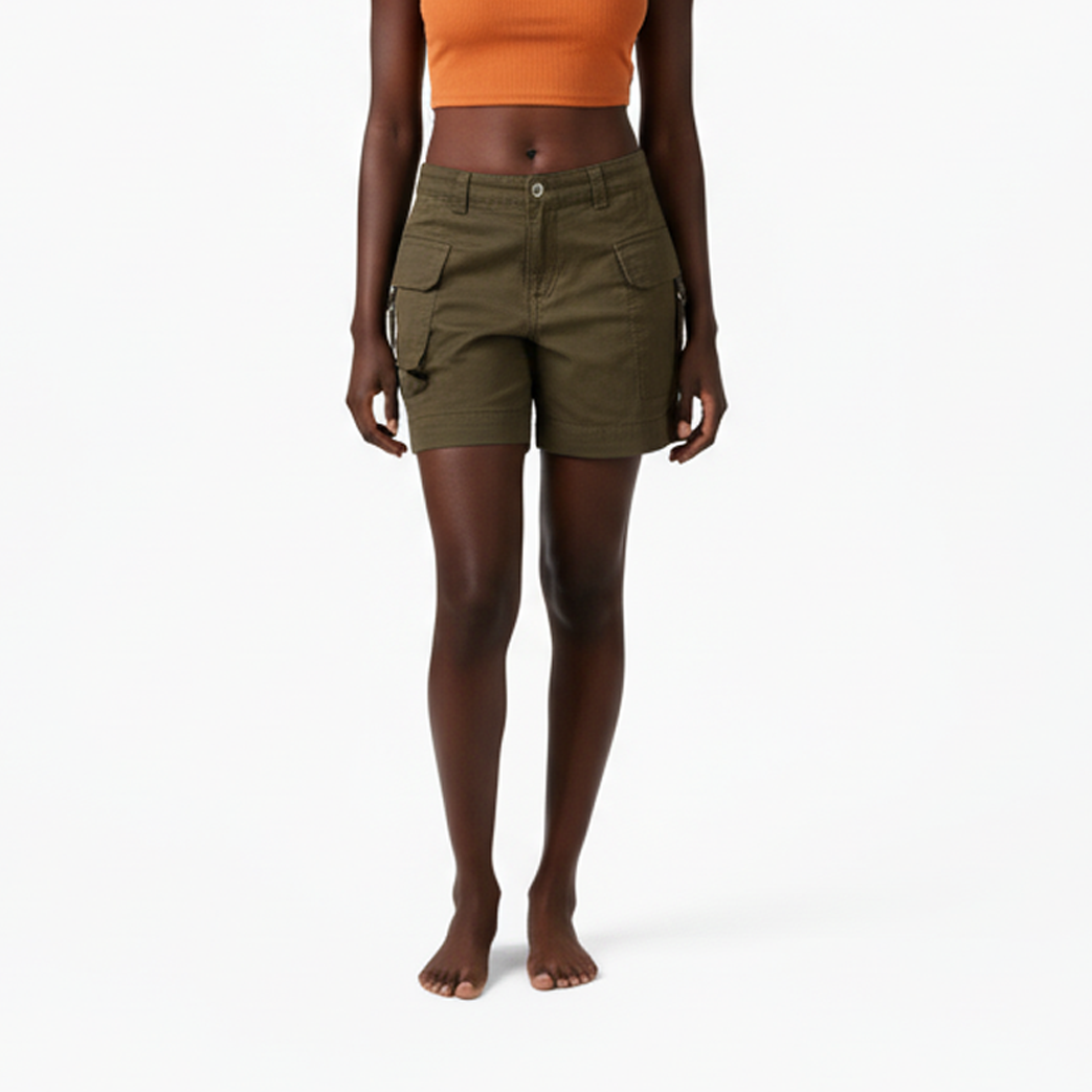 GUJ7073, Gusto Women's Cargo Shorts S-XL