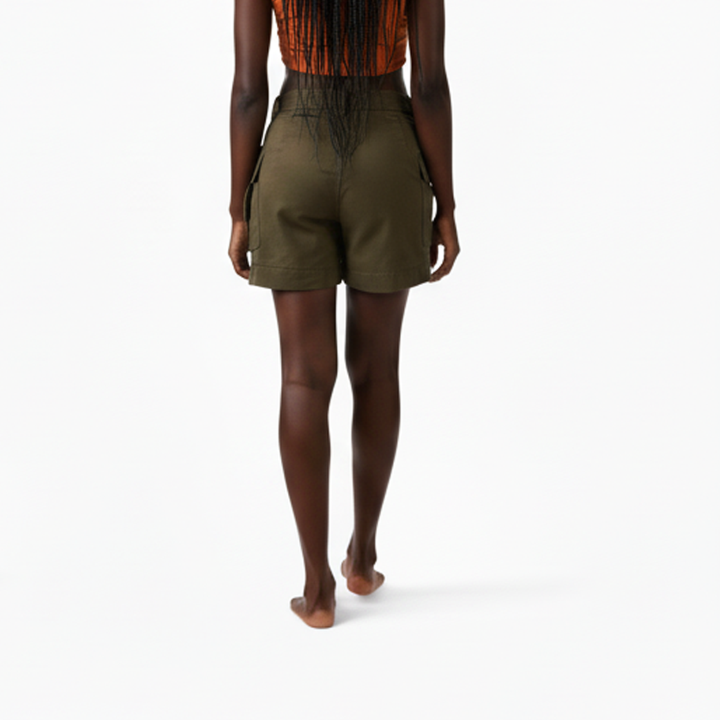 GUJ7073, Gusto Women's Cargo Shorts S-XL