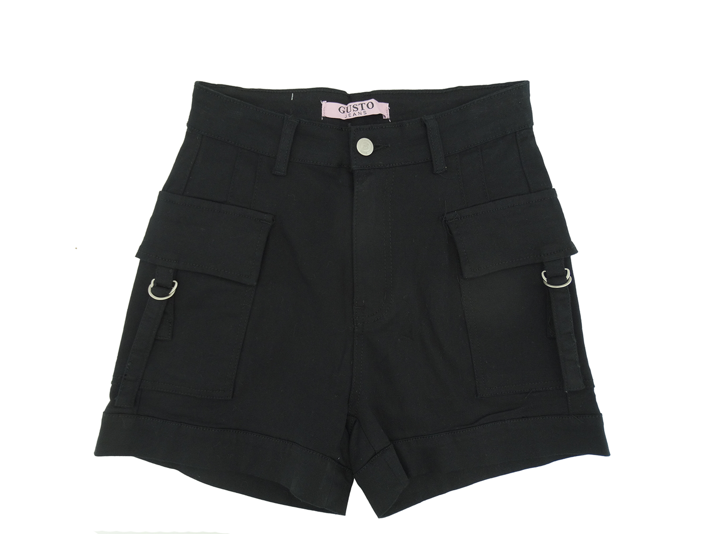 GUJ7073, Gusto Women's Cargo Shorts S-XL