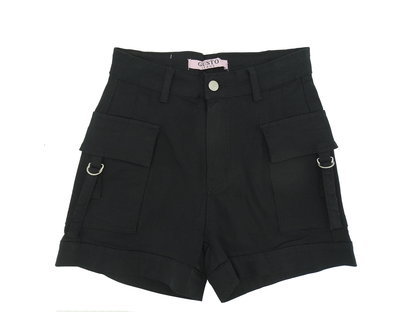 GUJ7073, Gusto Women's Cargo Shorts S-XL
