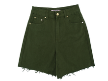 GUJ7130, Gusto Women Jeans Shorts 3/4-15/33