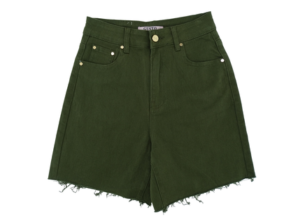 GUJ7130, Gusto Women Jeans Shorts 3/4-15/33