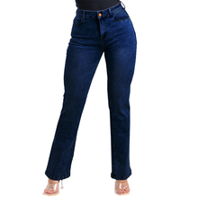 GUJ71602, Gusto Women's Mid-Rise Jeans 3/4-15/16 Navy