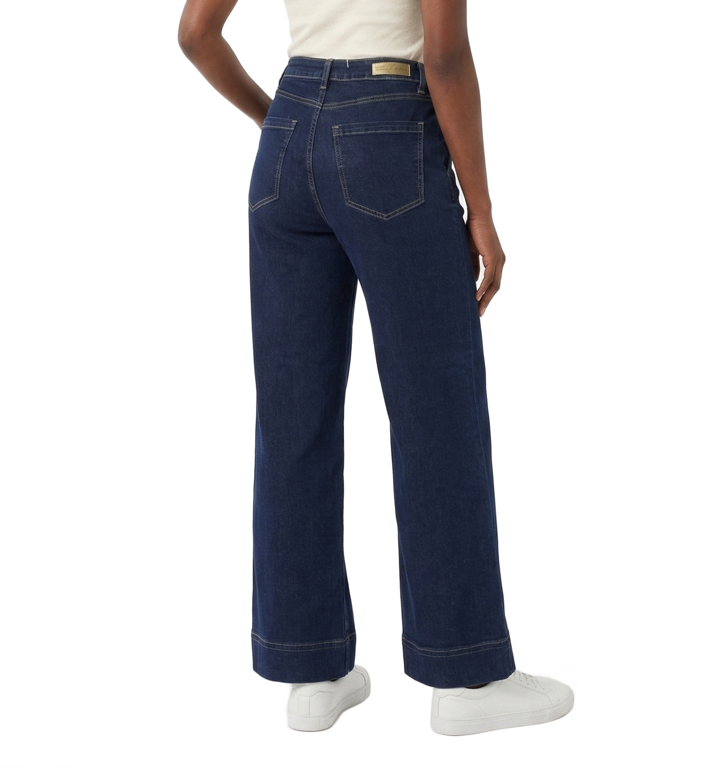 GUJ7229, Gusto Women's Wide-Leg Jeans