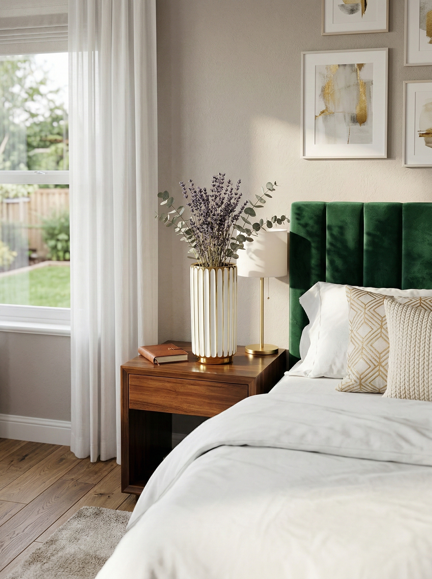 HM3739, Ribbed Ceramic Vase - 10"