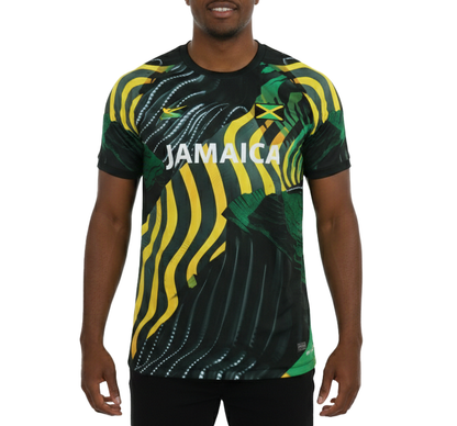 JER10FLGMN,  Men's Dry-Fit Jamaican Jersey