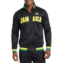 JK08, Men's Satin Jamaican Track Jacket