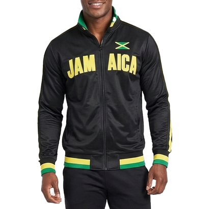 JK08, Men's Satin Jamaican Track Jacket