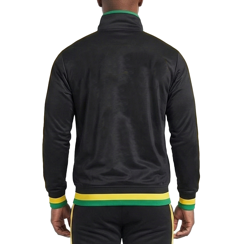 JK08, Men's Satin Jamaican Track Jacket