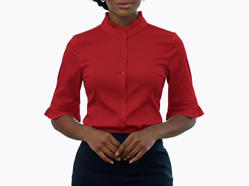 JO39586, Cozzi - Ladies 3/4 Sleeves Shirt S-XL