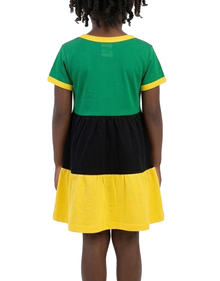 ME-18750,  Girls 3Tone Dresses Asst on Hanger