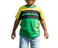 ME-21300K, Kids Jamaican. Color Print T/Shirt