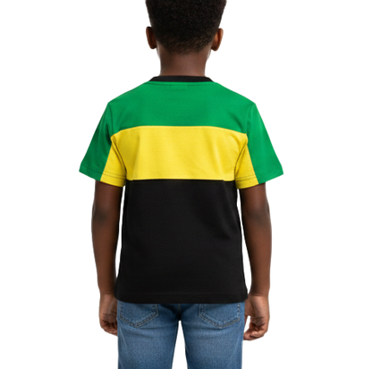ME-21300K, Kids Jamaican. Color Print T/Shirt