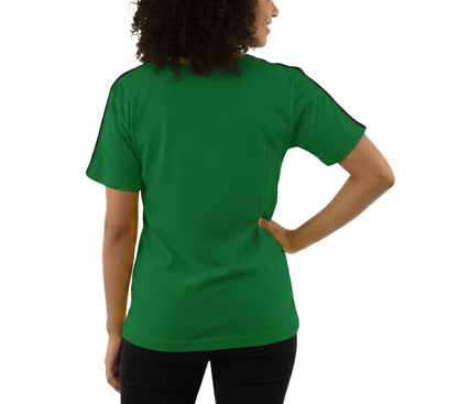 ME18-20TPEMB00, Jamaican Color Embroidery T-Shirt
