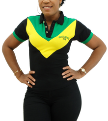 ME-23W, Ladies Jamaican Color Polo T-Shirts