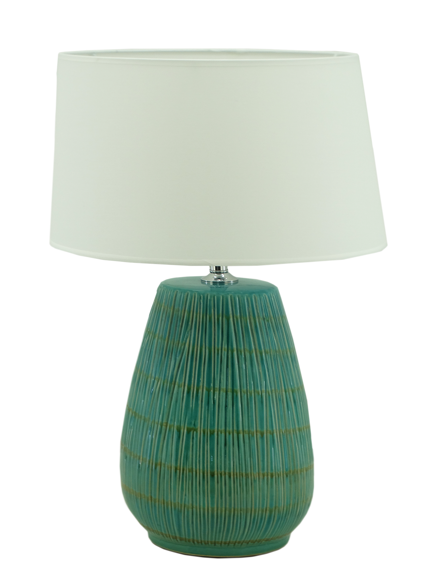 MK2463, Ceramic Table Lamp - 25" - Green