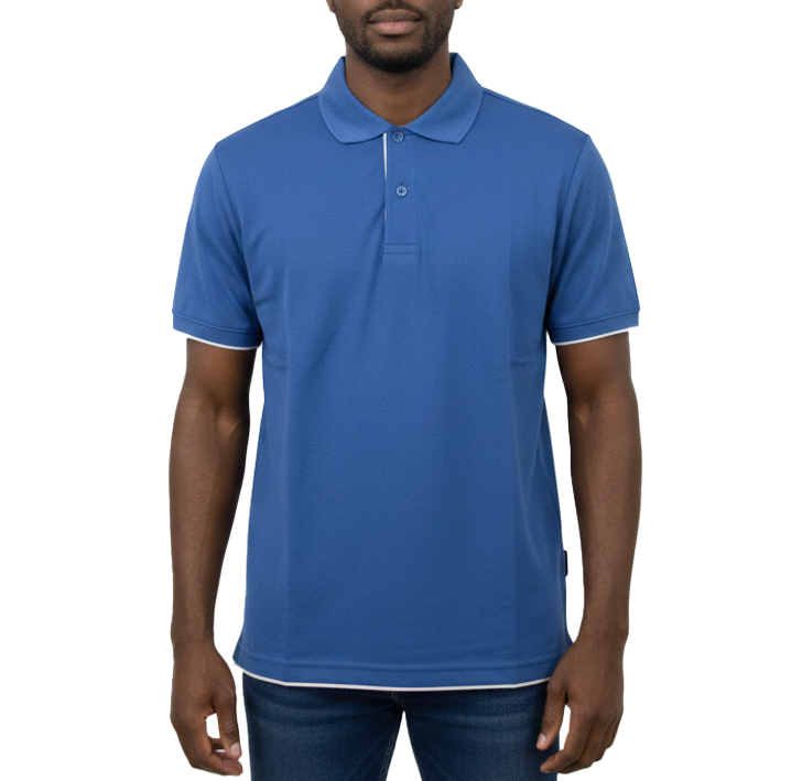 MX171, Banana Blue Men's S/S Polo S-XL