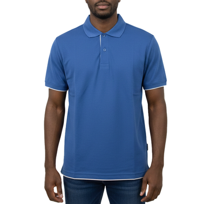 MX171, Banana Blue Men's S/S Polo S-XL