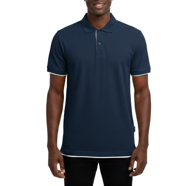 MX171, Banana Blue Men's S/S Polo S-XL