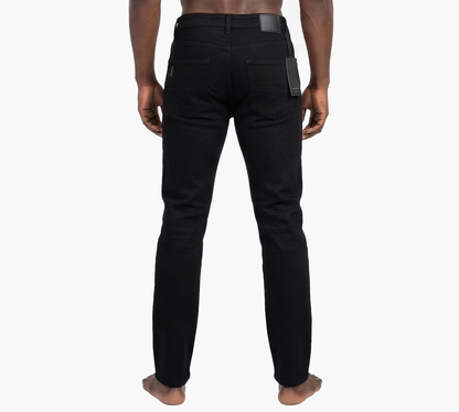 NL4607, Never Legal - Men's Slim Fit Jeans - Black 28-36
