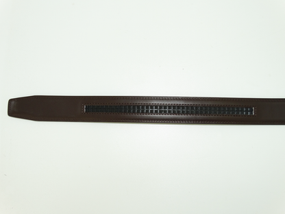 RT036, Revonah Men's Track Belt - BROWN