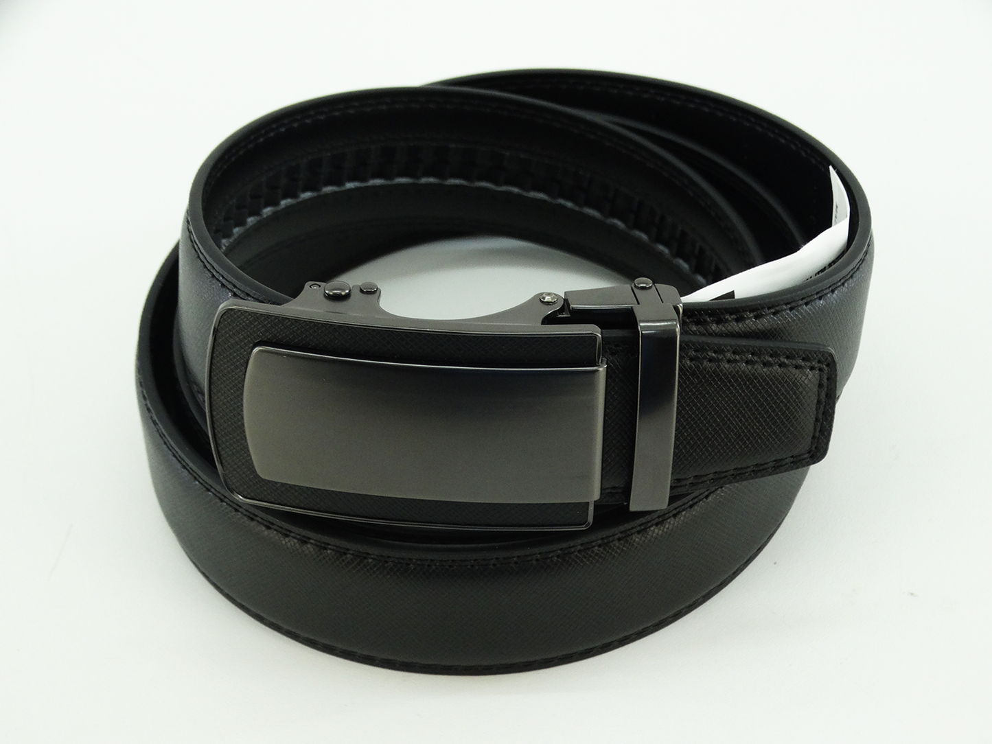 RT059, Revonah Men's Track Belt (32-44) - BLACK
