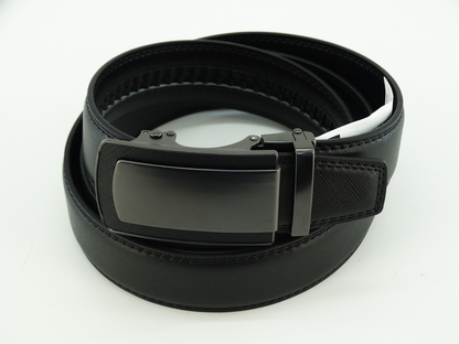 RT059, Revonah Men's Track Belt (32-44) - BLACK