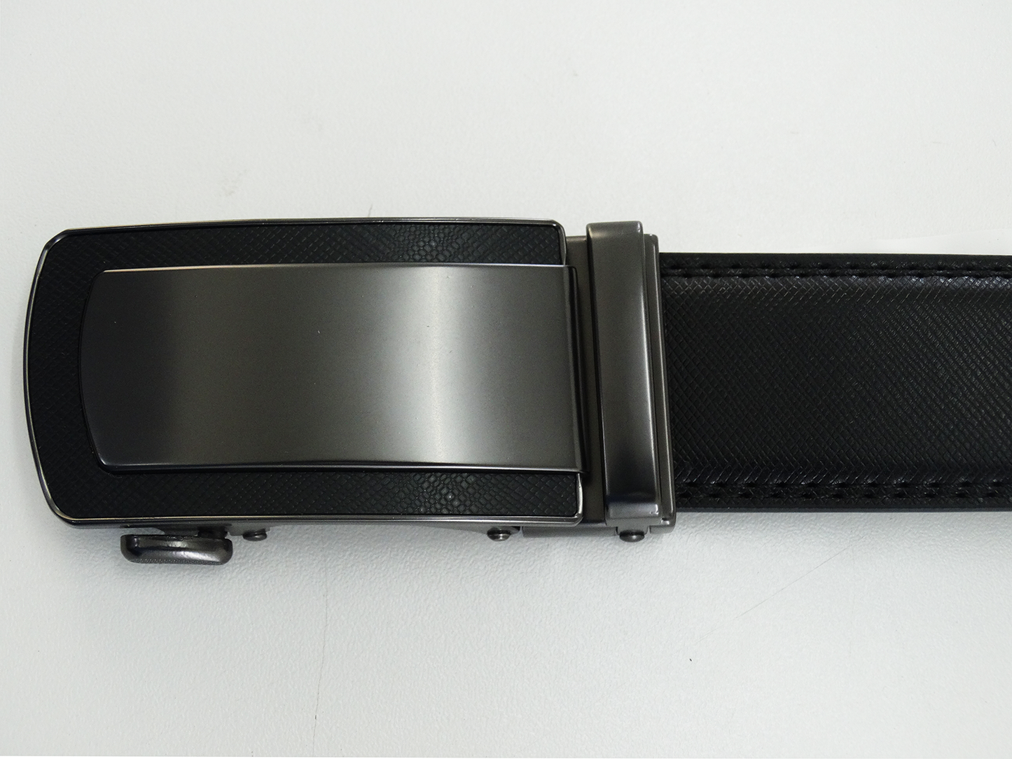 RT059, Revonah Men's Track Belt (32-44) - BLACK