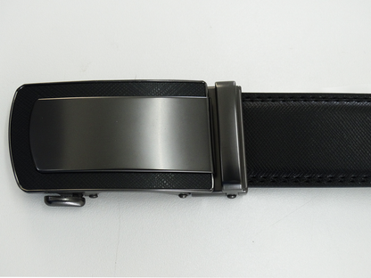RT059, Revonah Men's Track Belt (32-44) - BLACK