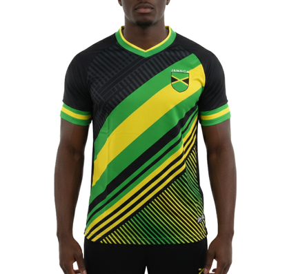 RWLJS02M, Men's Dry-fit V-Neck Jersey T-Shirt