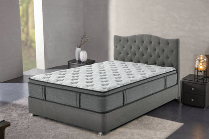 SLMT2, Ekhaya Design, King Mattress 193x203x32cm Pocketed Springs + Memory Foam