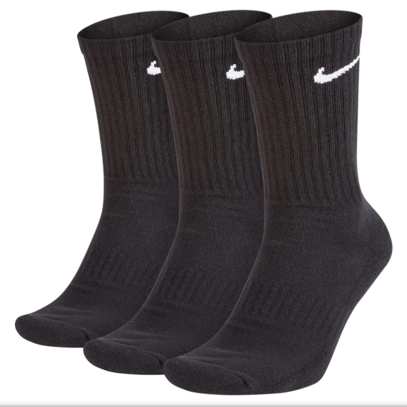SX4508001 Nike Men s 3Pk Cushioned Crew Socks Black Maxie Department Store