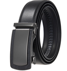 RT059, Revonah Men's Track Belt (32-44) - BLACK
