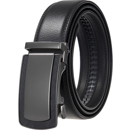 RT059, Revonah Men's Track Belt (32-44) - BLACK