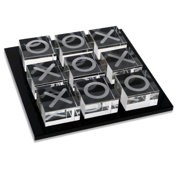 BY228, Acrylic Tic Tac Toe Decor