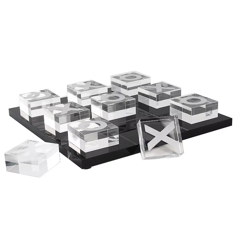 BY228, Acrylic Tic Tac Toe Decor