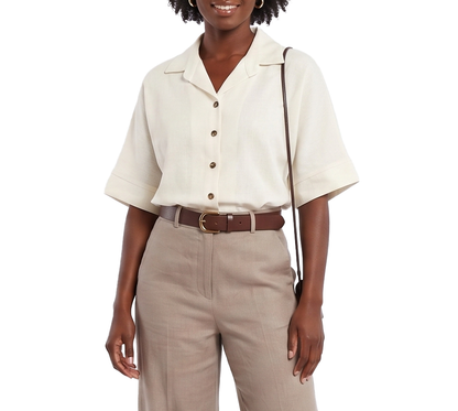 TM9432, Just Blu Women Short Sleeve Shirt
